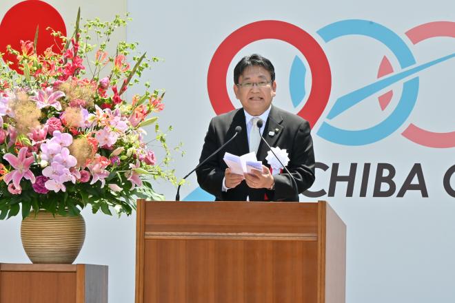 会長式辞の様子