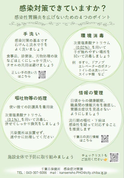 感染対策できていますか？