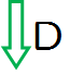 矢印D