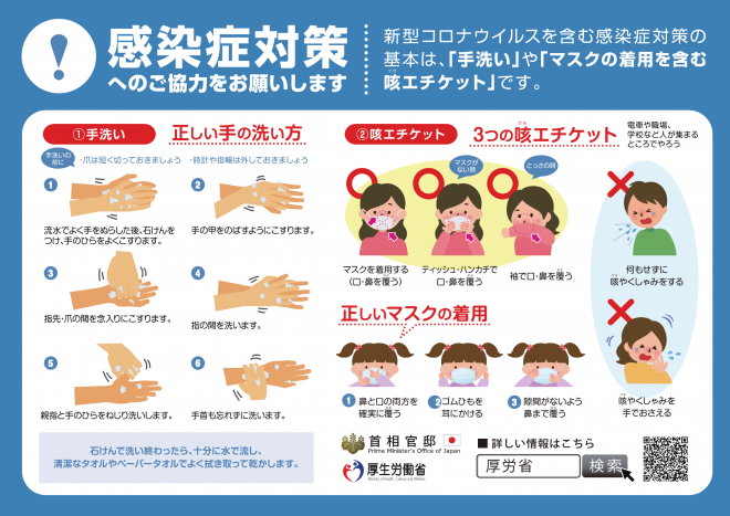 手洗いで感染予防