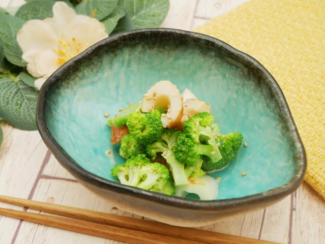 ブロッコリーとちくわの辛子マヨネーズ和え2