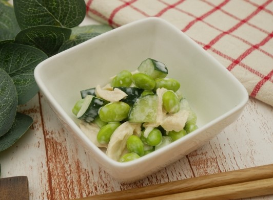 枝豆とささみの小鉢