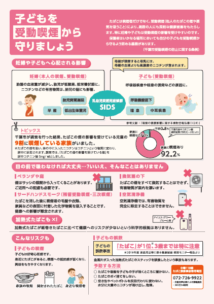 令和6年度子どもを受動喫煙から守りましょう