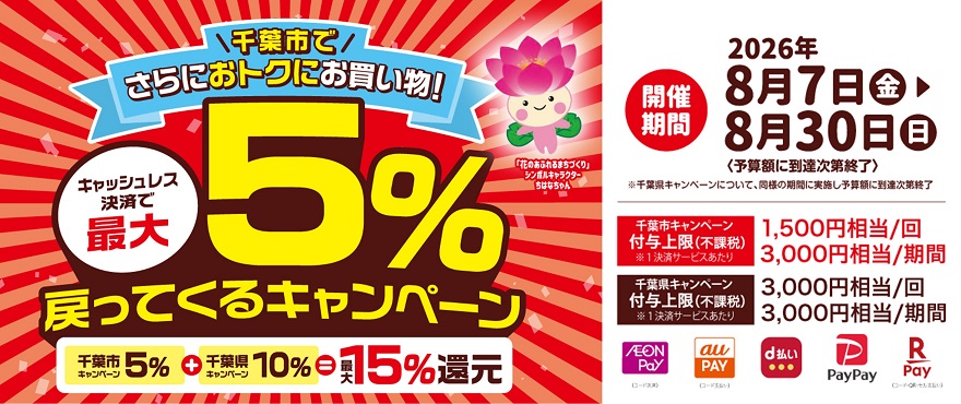 千葉市キャッシュレスキャンペーン