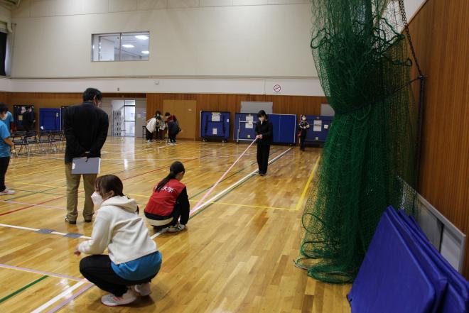 R4ボッチャカップ設営様子