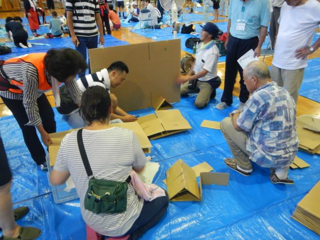 段ボール間仕切り作成