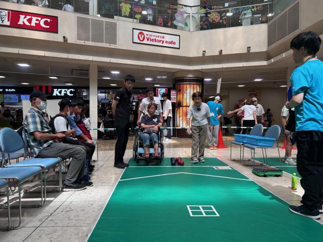 令和7年度第1回ボッチャ体験会での試合