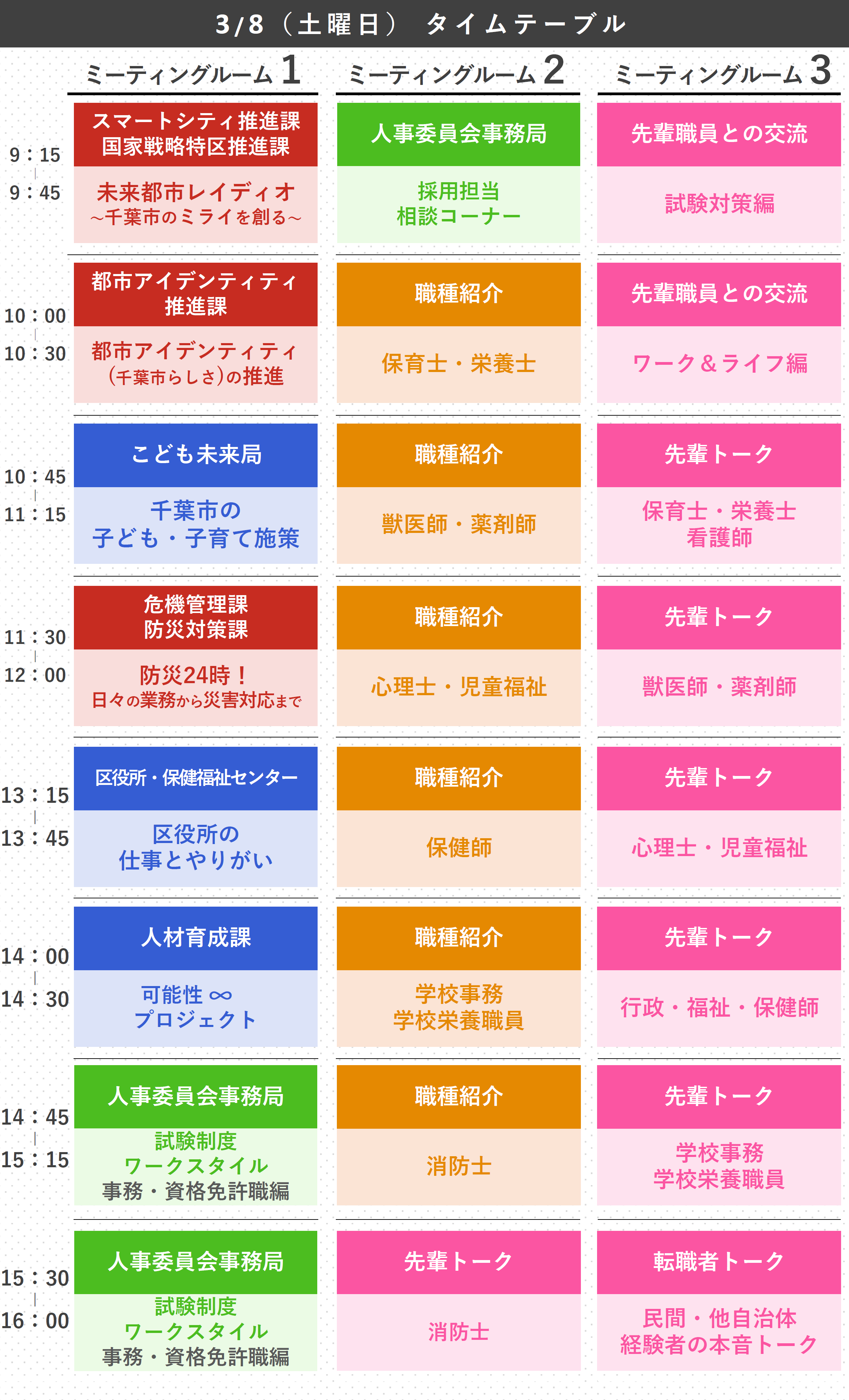 採用説明会タイムテーブル2