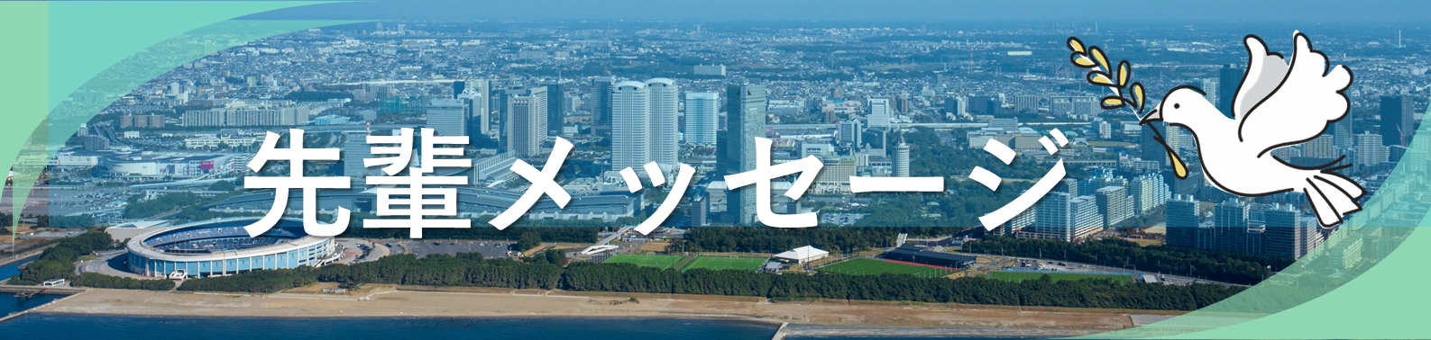 先輩メッセージバナー