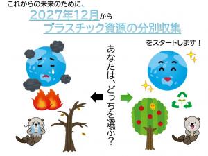 これからプラスチック資源分別収集が始まります