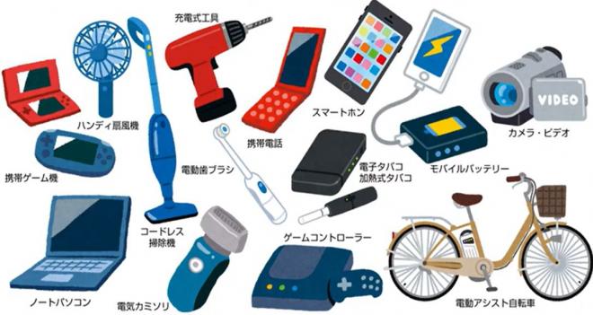 リチウムイオングッズ