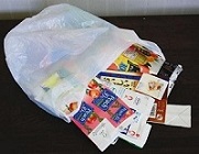 ビニール袋に入れられた紙パックは回収できません