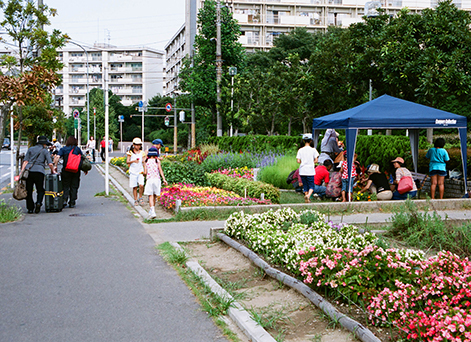 市民ボランティアの活動風景