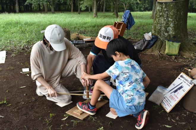 火おこし9月