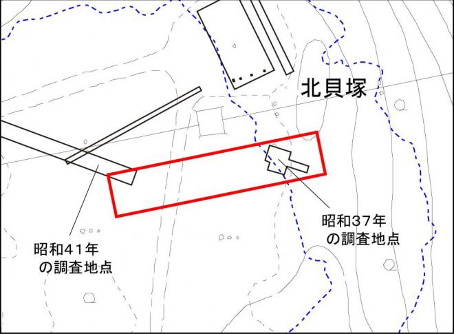 発掘調査地点(拡大)