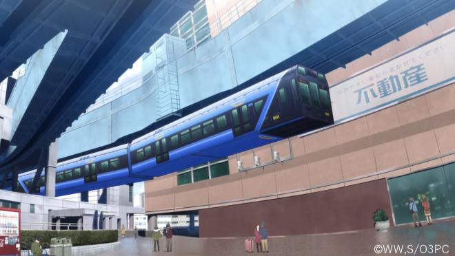 モノレール場面写