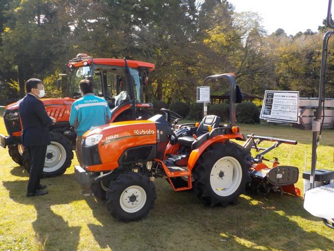 展示会の様子(屋外)