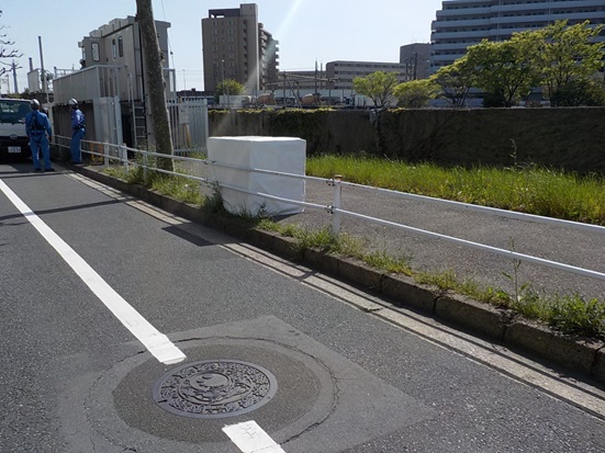 写真：土のうステーション