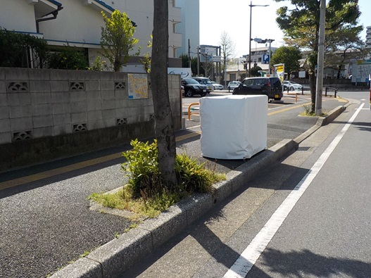 写真：土のうステーション