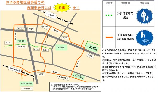 おゆみ野地区自転車