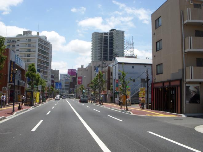 電線共同溝整備後の写真