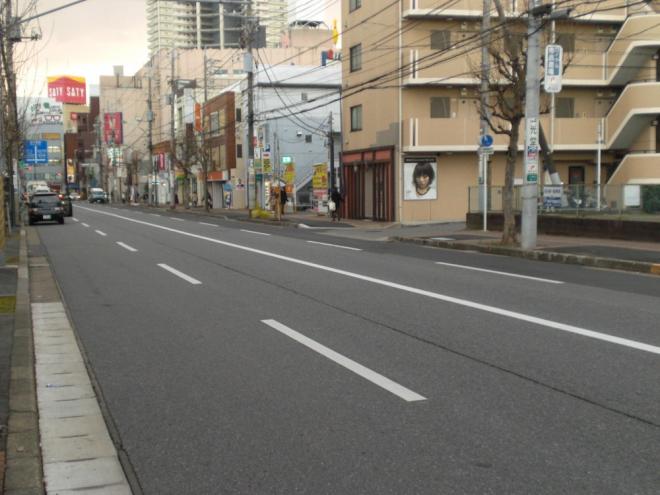 電線共同溝整備前の写真