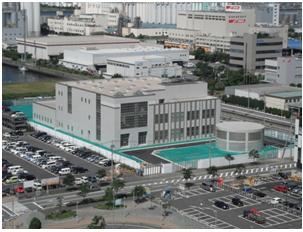 中央雨水ポンプ場全景