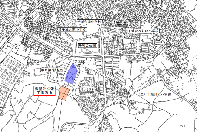 坂月第2(1期)位置図
