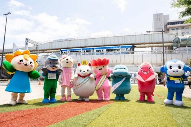 前回のSTAY STREETの様子(マスコットキャラクターグリーティング)