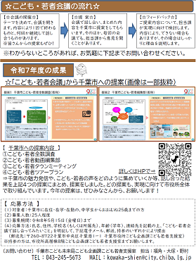 2026年度こども・若者会議チラシ裏面
