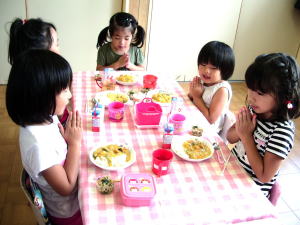 いただきますの写真