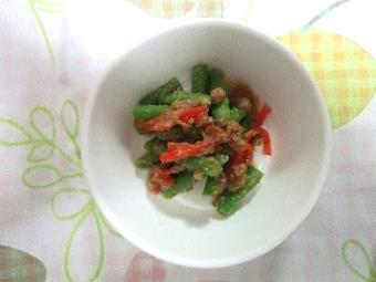 いんげんのごま和え