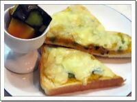 南瓜のチーズトースト