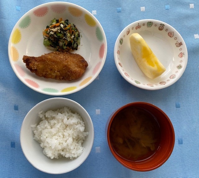 かれいのカレー揚げセット