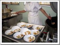 盛り付けの写真