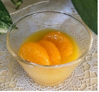 オレンジ寒天