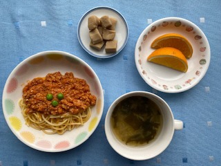 スパゲティミートソースセット