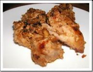 鶏肉のごま味噌焼