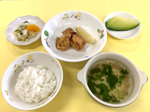 鶏の唐揚セット