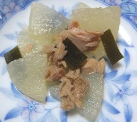 大根とツナの煮物