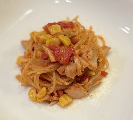 ツナトマトスパゲティ