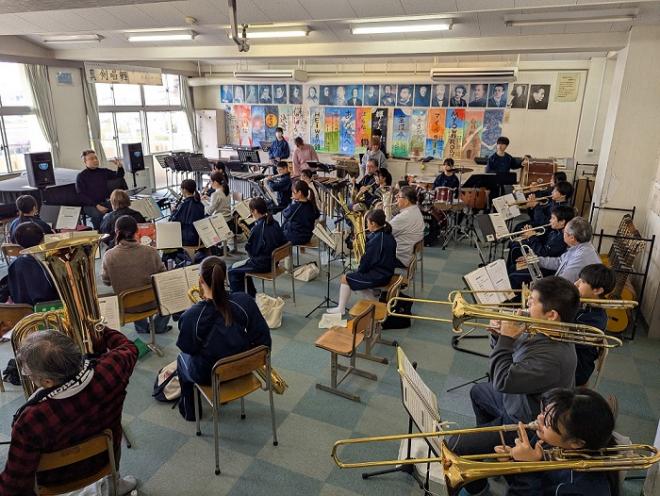 音葉ウィンドオーケストラによる講習会