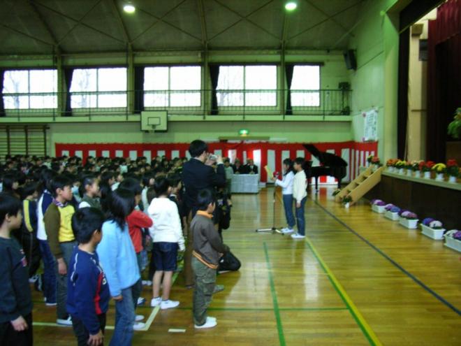 児童誓いの言葉の写真