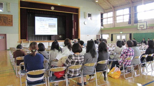統合校説明会の様子
