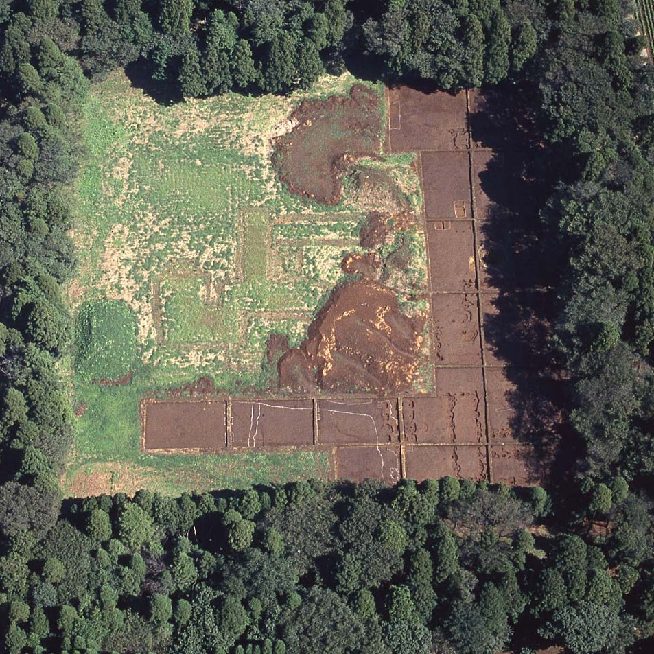 御茶屋御殿空撮