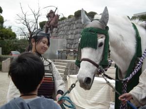 2017鎌倉騎馬武者体験（馬近接）