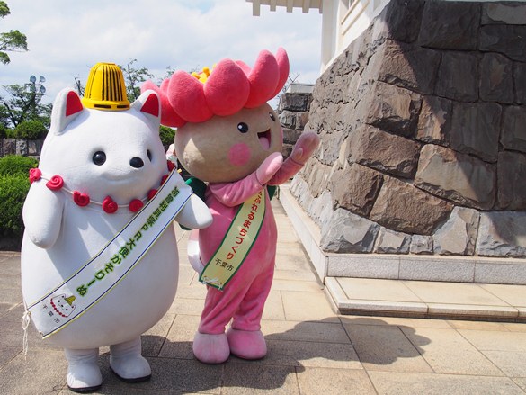 かそりーぬとちはなちゃん到着