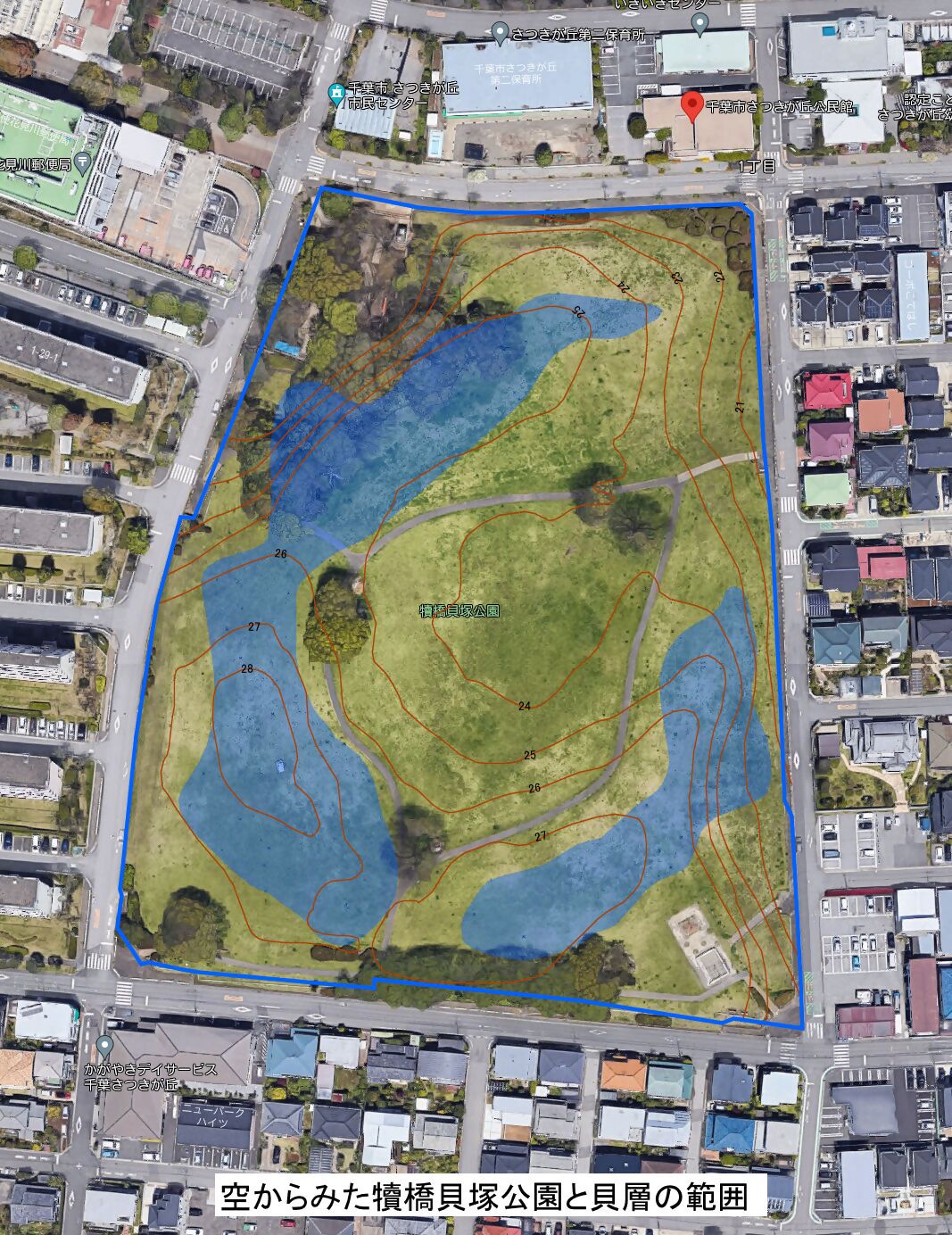 こてはし貝塚空撮