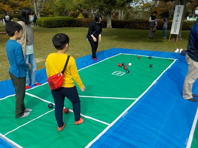 セルプガーデンハウスボッチャ体験