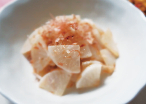 大根のガーリックソテー